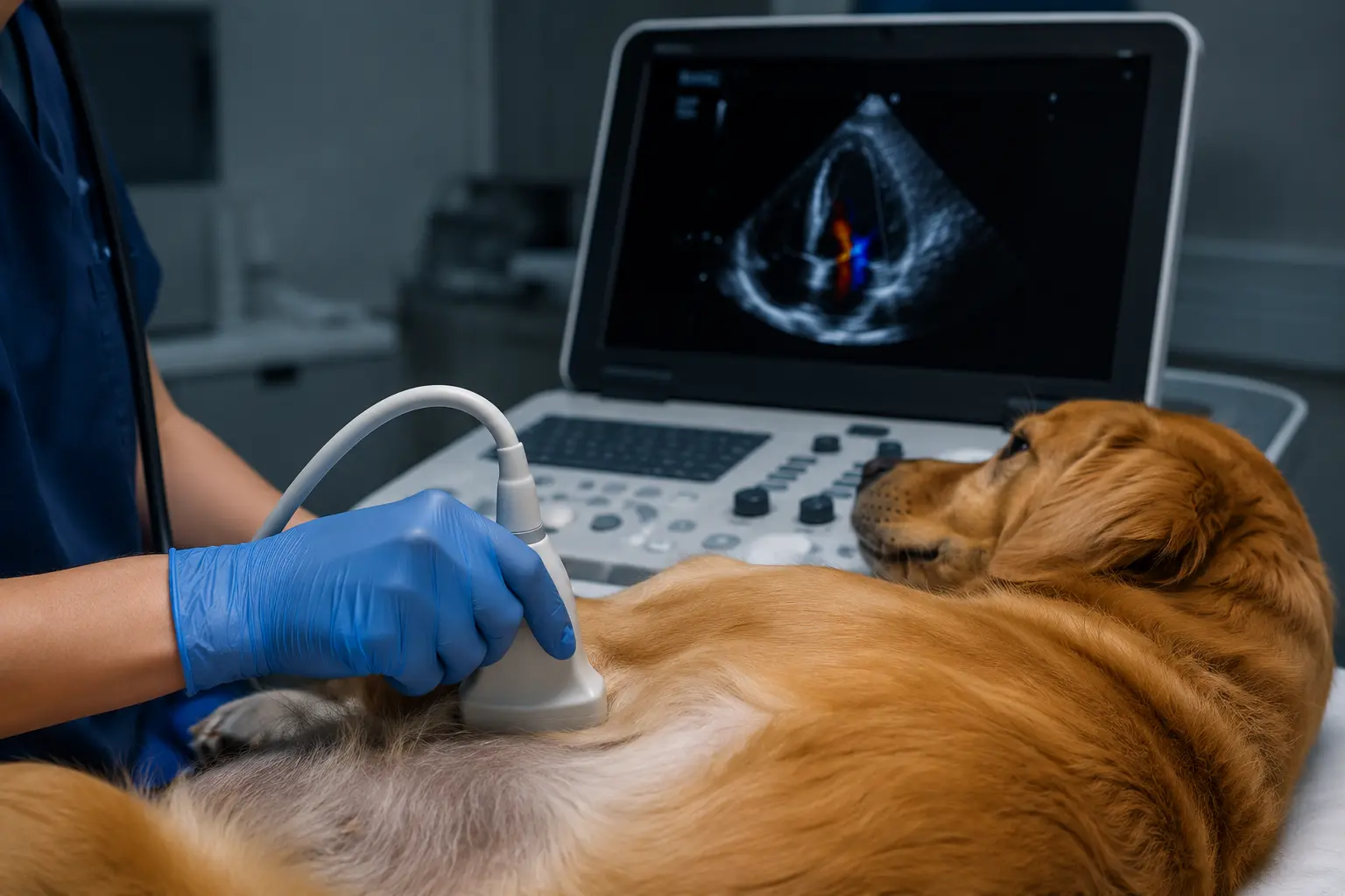 Kedi köpek kalp muayenesi(eko)